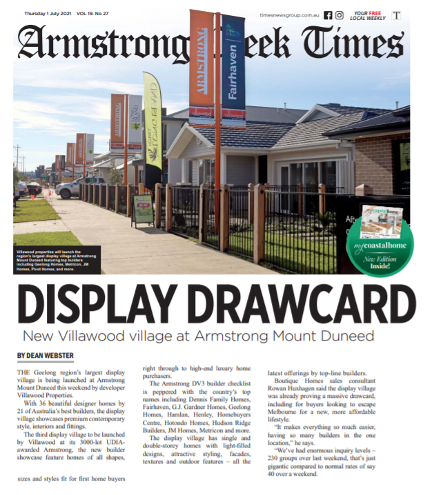 Display Drawcard at ARMSTRONG! Villawood Properties